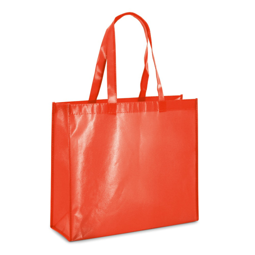 Immagine di Millenia. borsa in tnt laminato rosso