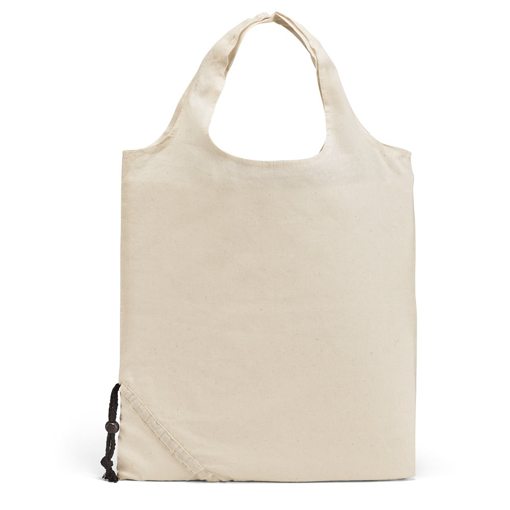 Immagine di Orleans. borsa pieghevole in cotone 100% naturale chiaro