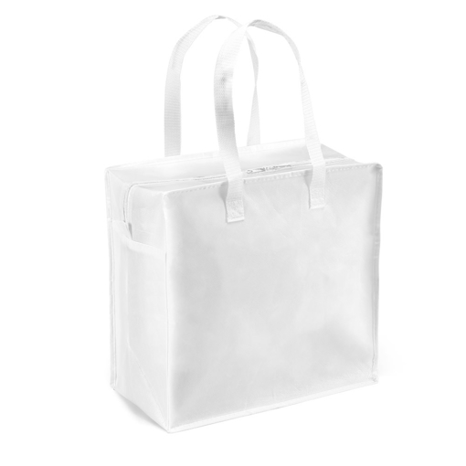 Immagine di Arasta. borsa in tnt laminato bianco