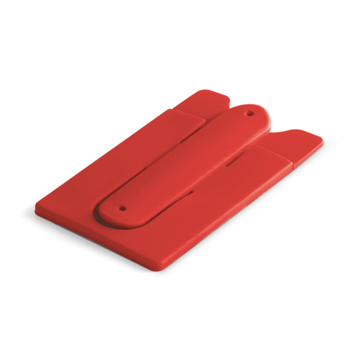 Immagine di Carver. porta tessere con supporto per cellulare rosso