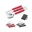 Immagine di Lery. set di posate in acciaio inox rosso