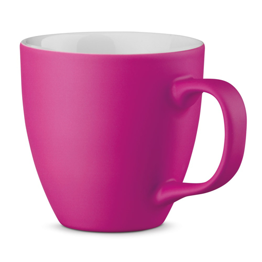 Immagine di Panthony mat. tazza in porcellana da 450 ml rosa scuro  450 ml