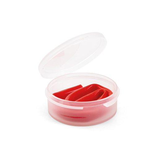 Immagine di Drinky. cannuccia riutilizzabile in silicone rosso