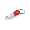 Immagine di Riemann. cavo usb con connettore 2 in 1 rosso