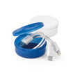 Immagine di Emmy. cavo usb con connettore 3 in 1 blu reale