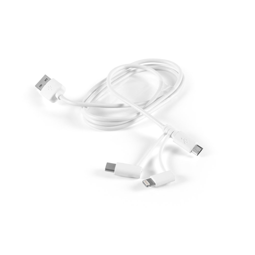 Immagine di Noether. cavo usb 3 in 1 bianco