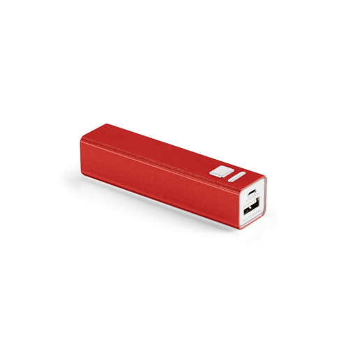 Immagine di Hevesy. batteria portatile 2'200 mah rosso