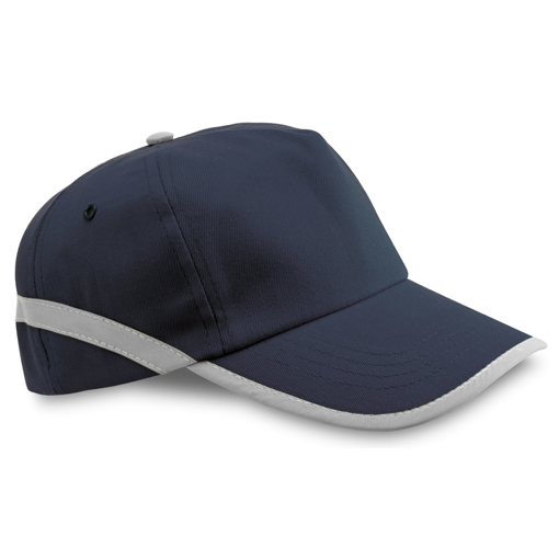 Immagine di Jones. cappellino con parti riflettenti blu