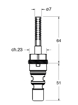 Immagine di Ricambio vitone thermo up 2.0 cristina cricr23530q00