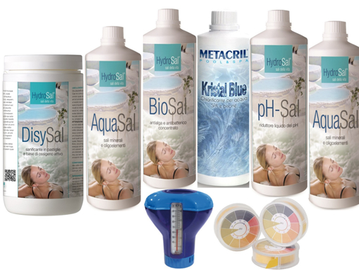 Immagine di Kit spa natural- kit prodotti per il trattamento dell'acqua di spa. 77000001