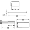 Immagine di Ricambio set prolunga smart control 25mm per miscelatore grohe 14048000