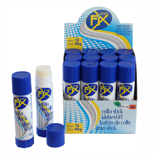 Immagine di 12 pz colla stick fix 40gr 082 alpa