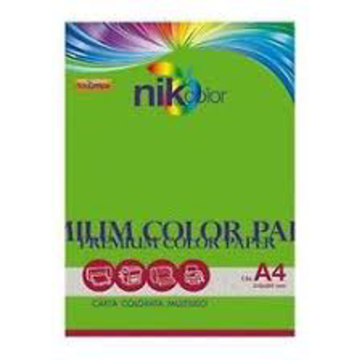 Immagine di 1 pz carta a4  colori forti 160gr nik x125fg  23nik095/160