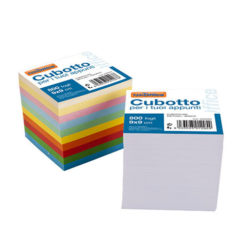 Immagine di 1 pz blocco cubo color 9x9 800fg. 30nik052