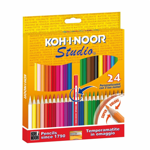 Immagine di 6 pz pastelli kohinoor studio da 24 dh3325