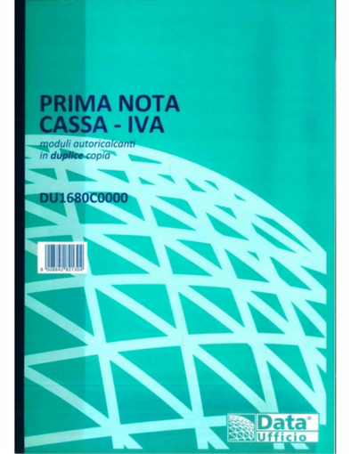 Immagine di 5 pz data uff. 1680c0000 prima nota cassa iva a4 2/c