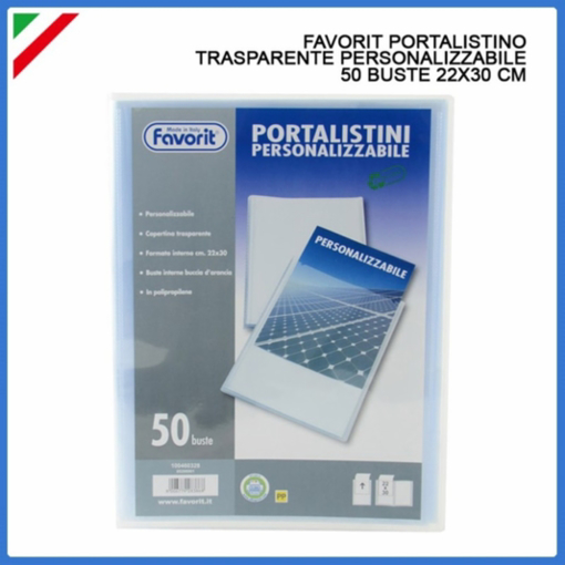 Immagine di 1 pz portalistino favorit personalizzato  50bs  100460328