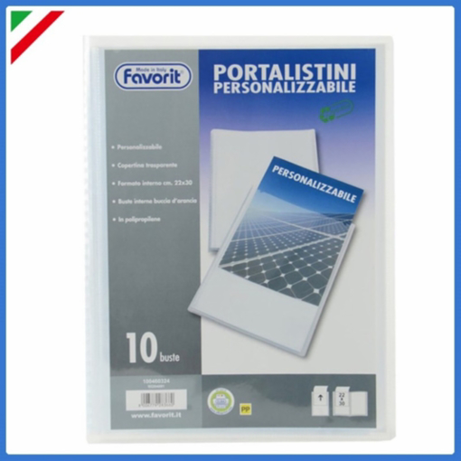 Immagine di 1 pz portalistino favorit personalizzato  10bs  100460324