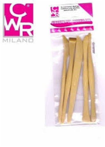 Immagine di 6 pz spatole cwr in plastica x 5  a.252