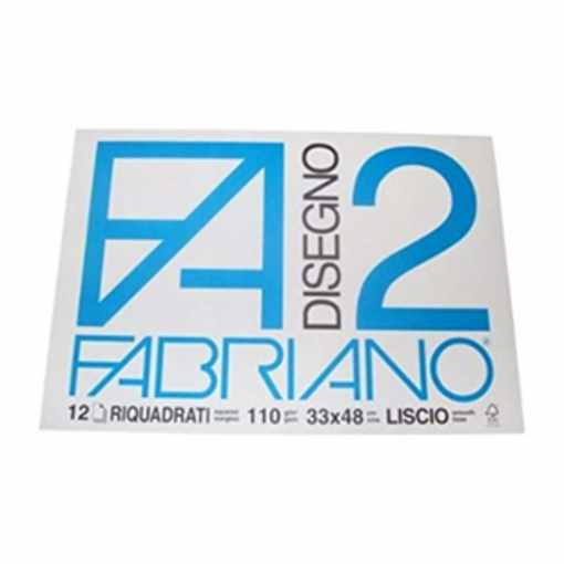 Immagine di 10 pz blocco d.fabriano f2 33x48 liscio/sq.  06201534