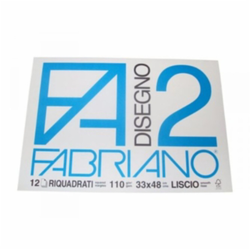 Immagine di 10 pz blocco d.fabriano f2 24x33 liscio riquadrato  06201516