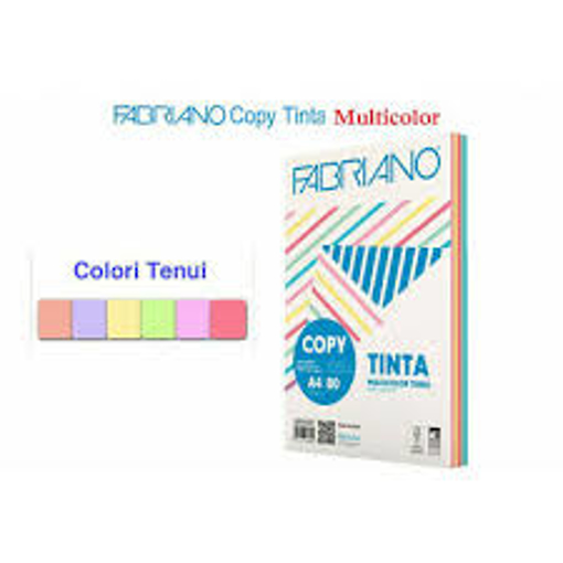 Immagine di 1 pz carta a4  colori tenui  80gr fabriano x250fg  62521297