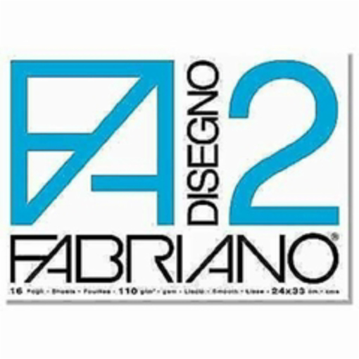 Immagine di 10 pz album d.fabriano f2 24x33 10fg. liscio  04204105**