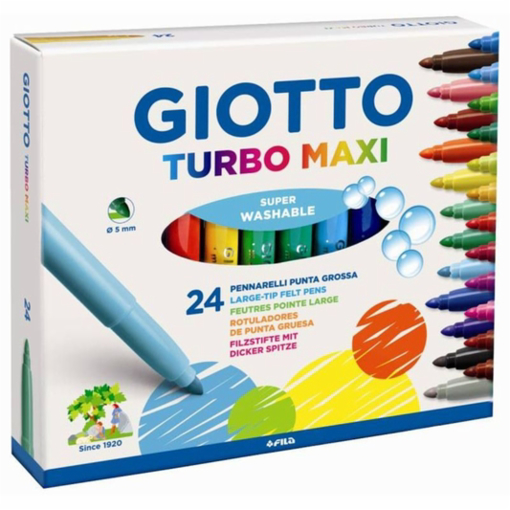 Immagine di 5 pz pennare.giotto turbo maxi x24 455000