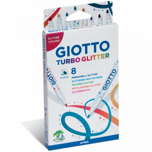 Immagine di 10 pz pennare.giotto turbo glitter x8 425800