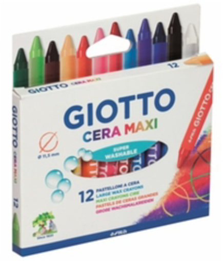 Immagine di 10 pz pastelli cera giotto maxi x12  291200