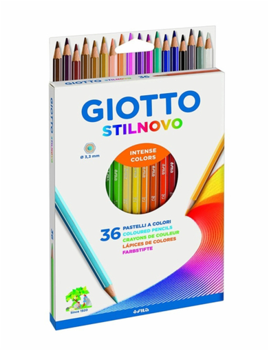 Immagine di 6 pz pastelli giotto stilnovo x36 256700