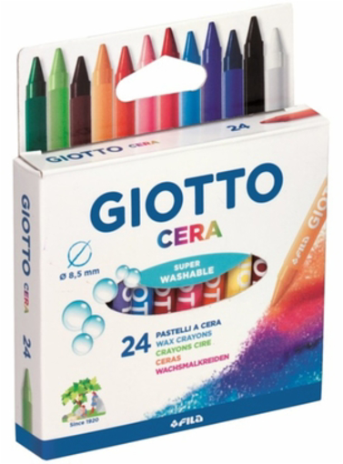 Immagine di 6 pz pastelli cera giotto x24 282200