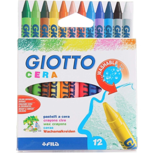 Immagine di 10 pz pastelli cera giotto x12 281200