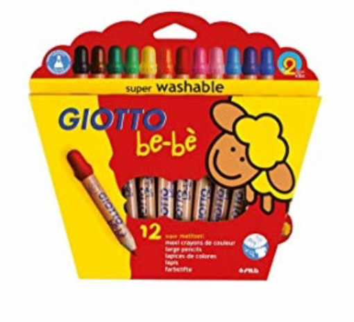 Immagine di 6 pz pastelli giotto be'-be' supermatitoni x12 466500           "