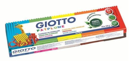 Immagine di 1 pz plastilina patplume 10x50g. 513300