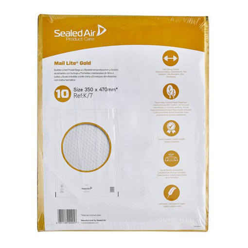 Immagine di 10 pz busta imbottita 35x47 sealed air k/7                       "