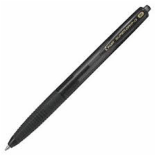 Immagine di 12 pz penna pilot super grip-g scatto nera p.m. 001614