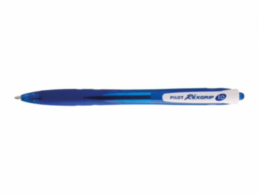 Immagine di 10 pz penna pilot rexgrip m 1,0 blu