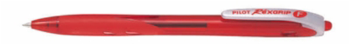 Immagine di 10 pz penna pilot rexgrip f 0,7 rosso