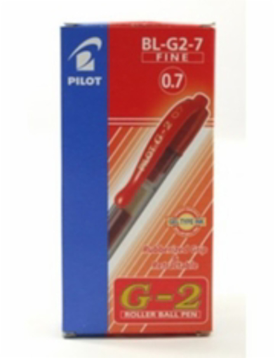 Immagine di 12 pz penna pilot g-2 rossa 001522