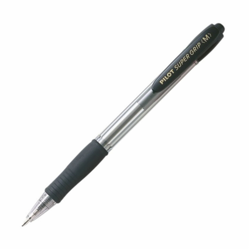 Immagine di 12 pz penna pilot super grip nera p.m.   001440