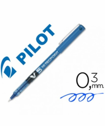 Immagine di 12 pz penna pilot hi-tecpoint v5  blu 011691