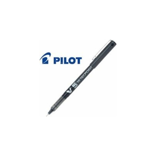 Immagine di 12 pz penna pilot hi-tecpoint v5  nera 011690