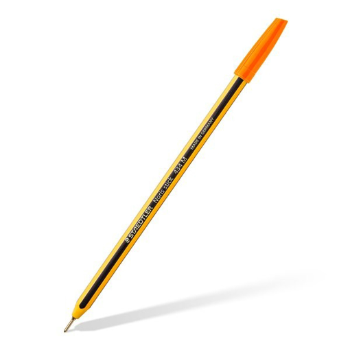 Immagine di 10 pz penna staedtler stick arancio a.434 04