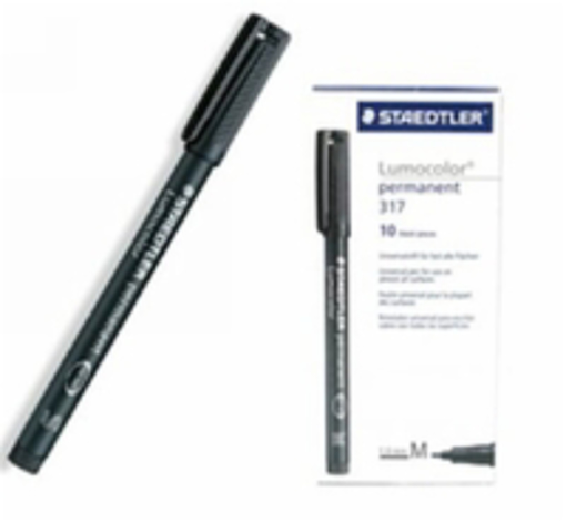 Immagine di 10 pz penna staedtler lumocolor p.m. 9 nero