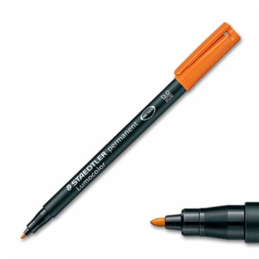 Immagine di 10 pz penna staedtler lumocolor p.m. 4 arancio