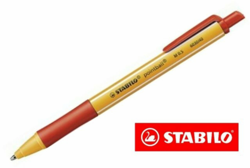 Immagine di 10 pz penna stabilo pointball 6030/40 rosso