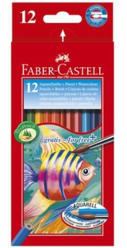 Immagine di 6 pz pastelli acquerellabili faber castell x12 114413