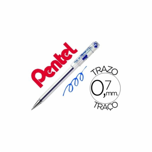 Immagine di 12 pz penna pentel superb  mini blu  bk77s-c