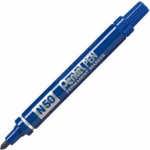 Immagine di 12 pz pennare.pentel n50 punta tonda blu